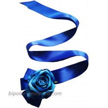FANFAN Rustic Flower Girl Belt Wedding Sash Baby Showers Sash Maternity Belt Y050 royal blue at  Women’s Clothing store