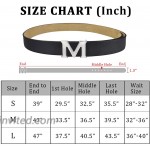 Fashion Leather Belts for Women M Name Belt with Removable Buckle for Jeans at Women’s Clothing store