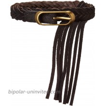 Frye and Co. Women's Braided Tassel Belt at  Women’s Clothing store