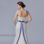 Glamorstar Bridal Belt for Wedding Gown Rhinestone Belt for Women Dress Bridesmaids Sash Gift Blue at Women’s Clothing store