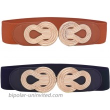 HaoPiDai Women Belts For Dresses Elastic Fashion Belts For Women Coat Sweater Shrink Your Jacket Waistline Perfectly at  Women’s Clothing store