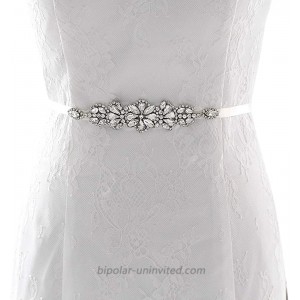HONGMEI Rhinestone Bridal Belt Bridesmaid Sash Crystal Belt of Dress Accessories for Women Wedding at  Women’s Clothing store