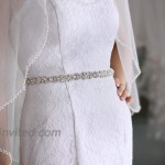 HONGMEI Rhinestone Bridal Belt Wedding Dress Belt Handmade Bridal Sash at Women’s Clothing store