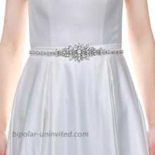 HONGMEI Wedding Belt for Bride Dress with Rhinestone and Pearls Bridesmaid Belts for Women Dresses at  Women’s Clothing store