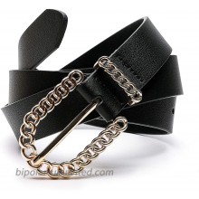 IFENDEI Women's Leather Belts for Jeans Pants Fashion Dress Belt for Women with Gold Pin Buckle at  Women’s Clothing store