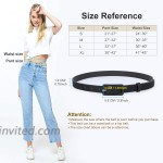 JASGOOD Women Skinny Waist Belt for Dress Jeans Pants Simple Thin Belt 0.75 inch Wide 2 Pack at Women’s Clothing store