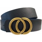 Lonson Women's Multicolor Faxu Leather Belts for Dresses and Jeans at Women’s Clothing store