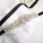LovShe Crystal Wedding Belt Bride Bridal Belt for Wedding Dress Wedding Gown Belt Bridal Bride Rhinestone Belt at Women’s Clothing store
