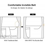 NPET No Buckle Stretch Belt For Women Men Elastic Belt for Jeans Pants No Bulge No Hassle All Size in One at Women’s Clothing store