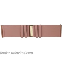 Plus Size Curvy 1X-3X XL Classic Plain Solid Blush Light Pink Stretch Belt at  Women’s Clothing store