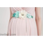 Pregnancy Sash Maternity Sash Belt with Crystal Tassel Wedding Sash Belt Grass green at Women’s Clothing store