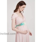 Pregnancy Sash Maternity Sash Belt with Crystal Tassel Wedding Sash Belt Grass green at Women’s Clothing store