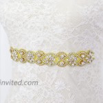 Rhinestone Belt for Girls Rhinestone Applique Crystal Belt Wedding Rhinestone Applique Bridal Sparkly Belt 219 Gold