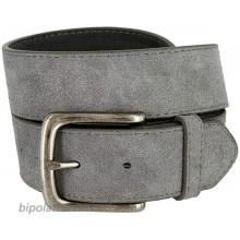 Rounded Edge Buckle Casual Jean Suede Leather Belt 1 1 2 Wide for Women at  Women’s Clothing store