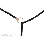 VOCHIC Womens Skinny Braided Belt Metal Ring Thin Waistband Plus Size xxxl at Women’s Clothing store