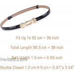 Women Dress Fashion Skinny Patent Leather Belts Adjustable Thin Waist Belt With Gold Solid Color Shell Alloy Buckle Waistband Pink at Women’s Clothing store
