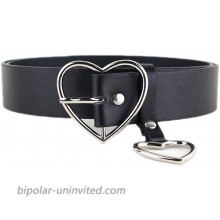 Women Lady Fashion Gold Silver Heart Buckle Belt Leather Jeans Dress Waist Band Silver-3.3CM at  Women’s Clothing store
