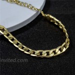 kelistom Gold Anklet for Women Men 14K Gold 18K Gold White Gold Plated Cuban Mariner Figaro Beaded Chain Ankle Bracelets for Women with Extension