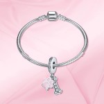 Annmors Dog Print and Bone Charm fits Pandora Charms Bracelets for Woman-925 Sterling Silver Pendant Bead Girl Jewelry Gifts for Women Bracelet&Necklace