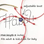 choice of all Evil Eye Bracelet for Women 7 Knot Lucky Red Bracelets Adjustable Ojo Turco Kabbalah Red String Amulet for Teens Kids and Baby 6-Red