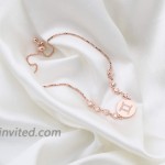 ENSIANTH Rose Gold Zodiac Sign Adjustable Bracelet Birthday Gift for Women Girls BR-Gemini