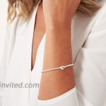 Katie Loxton A Little Sweet 16th Birthday Women's Adjustable Silver Charm Bangle Bracelet