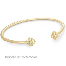 Kendra Scott Rue Cuff Bracelet for Women Fashion Jewelry 14k Gold-Plated