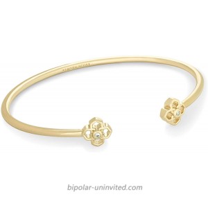 Kendra Scott Rue Cuff Bracelet for Women Fashion Jewelry 14k Gold-Plated