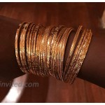 Lux Accessories Textured Heart Moon Infinity Multi Bangle Set 30 PC