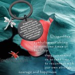 MAOFAED Dragonfly Gift Dragonfly Lover Gift Dragonfly Jewelry Dragonfly Inspirational Gift Encouragement Gift for Friend Dragonfly Spiritual Gift symbolize our ability black
