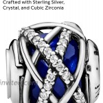 Pandora Jewelry Blue Galaxy Crystal and Cubic Zirconia Charm in Sterling Silver