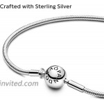 PANDORA Jewelry Snake Chain Sterling Silver Bracelet 6.7