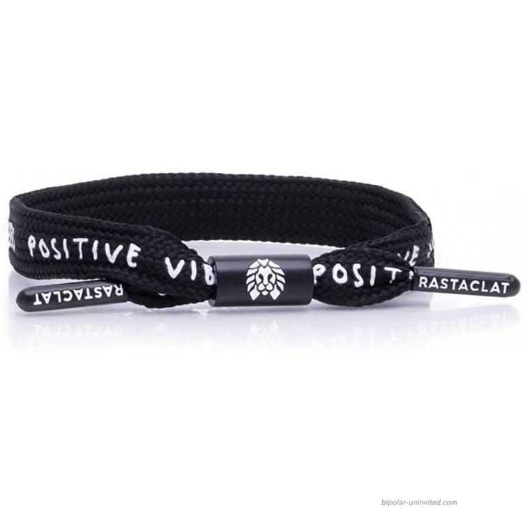 Rastaclat Positive Vibes Black Women's Small Medium Bracelet