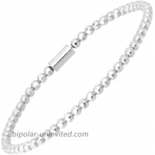 Silpada 'Charlotte' Sterling Silver Stretch Bracelet 6.75