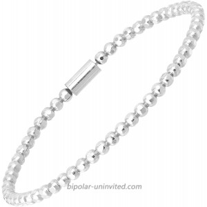 Silpada 'Charlotte' Sterling Silver Stretch Bracelet 6.75