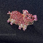 Comelyjewel Exquisite Cartoon Pig Brooch Pins Jewelry Clothes Bags Backpacks Capel Jacket Badge Accessories Durable and Practical