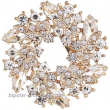 Daisy Jewelry Vintage Rhinestone Bridal Wedding Bouquet Flower Wreath Brooch Pins for Sale