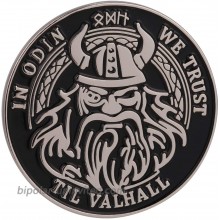 Fengteng Odin Viking Enamel Pin Norse Runes Talisman