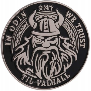 Fengteng Odin Viking Enamel Pin Norse Runes Talisman