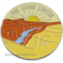 Grand Canyon Arizona Round Enamel Lapel Pin 1 Pin