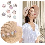Joyci 10-Pack Women Shirt Brooch Buttons Lapel Pins Novelty Suit Vest Safety Buckle Metal Tie Tacks Pin Back Clutch Jelly Color