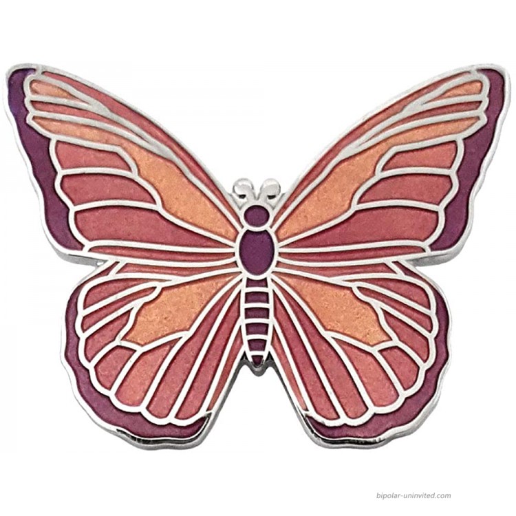 Pinsanity Butterfly Enamel Lapel Pin