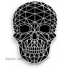 Pinsanity Wire Frame Geometric Skull Enamel Lapel Pin