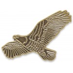 Soaring Bald Eagle Diestruck Lapel Pin – 1 Pin