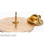 TCDesignerProducts 20 Year Service Gold Award Pins with Stones 12 Pins