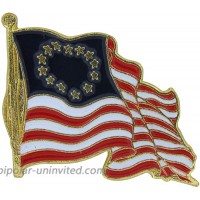 US Flag Store Waving Betsy Ross Flag Lapel Pin