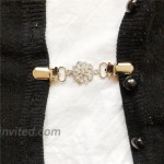 Vintage Sweater Clips For Women Cardigan Clip Shirt Back Waist Clip Brooch Shawl Clip