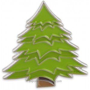 WizardPins Evergreen Pine Tree Emoji Green Enamel Lapel Pin– 5 Pins