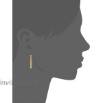 10k Yellow Gold Diamond-cut Rope Dangling Hoop Earrings