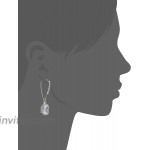 Betsey Johnson CZ Crystal Square Earrings Crystal Silver Drop Earrings